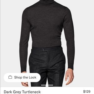 turtleneck suitsupply dark grey